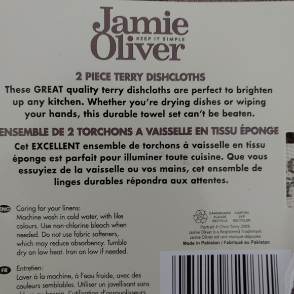 NWT Jamie Oliver Dishcloths - Picture 2 of 6